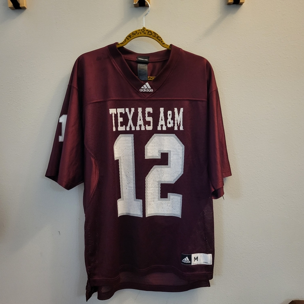 Adidas Texas A&M Jersey man's Size M #12